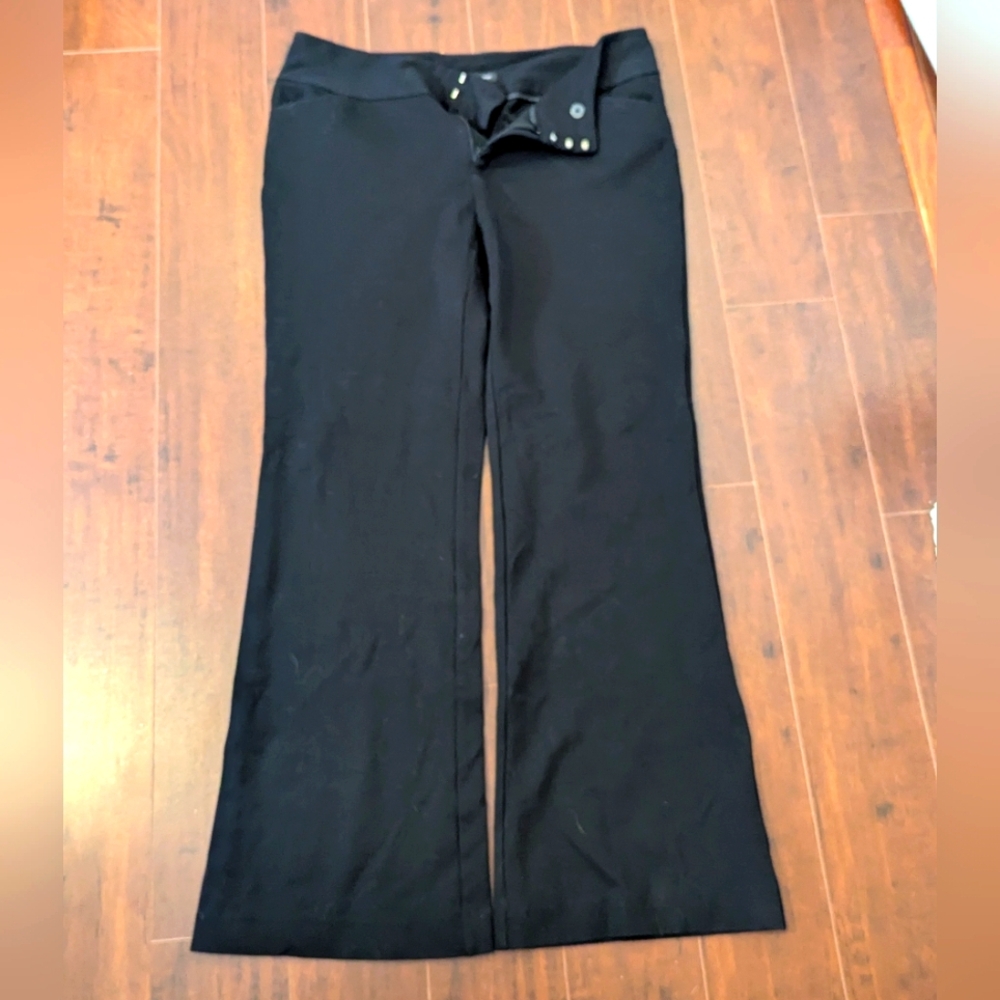 Black Wide-Leg Trousers Size 12